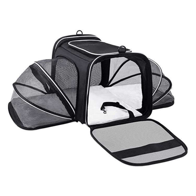 Pet Travel Haven: Expandable And Reflective Cat Carrier For Safe And Comfortable Journeys - Image 5