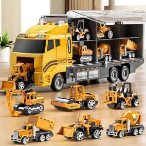 Construction Truck Vehicle Toy Set